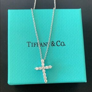 Tiffany & Co. Silver Cross Necklace